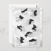 シャドーパペット ポストカード (正面/裏面)