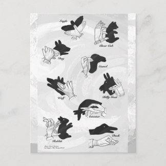 シャドーパペット ポストカード