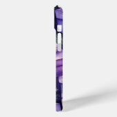 シャドーパープル&金ゴールドクリスマスプレゼント Case-Mate iPhoneケース (裏面 / 左)