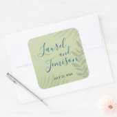 シャドーパームセージ スクエアシール (封筒)