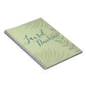 シャドーパームセージ ノートブック (右側)