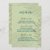 シャドーパームセージ メニュー (正面/裏面)