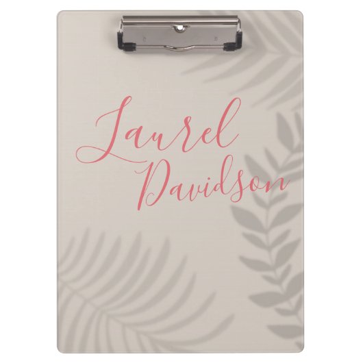 シャドーパームタン クリップボード (正面)