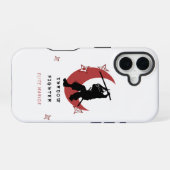 シャドーファイター – 戦士のiPhoneケース iPhone 16ケース (裏面横)