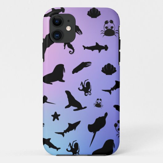 シャドーフィッシュカアシガニ勾配銀河系海 Case-Mate iPhoneケース (裏面)