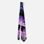 シャドーフィッシュシャークホエールオングラディエント銀河系宇宙 ネクタイ (裏面)