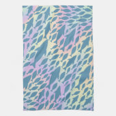 シャドーフィッシュシャークホエールオングラデーション銀河系 キッチンタオル (縦)