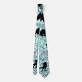 シャドーフィッシュジンベイザメのグラデーション銀河系 ネクタイ (裏面)