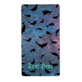 シャドーフィッシュジンベイザメのグラデーション銀河系 ラベル (正面)