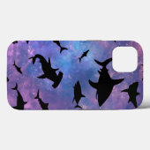 シャドーフィッシュジンベイザメのグラデーション銀河系 Case-Mate iPhoneケース (裏面 (横))