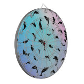 シャドーフィッシュジンベイジンベイグラディエントカラフル銀河系 ダーツボード (正面左)