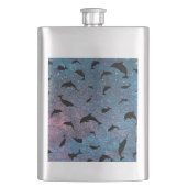 シャドーフィッシュジンベイジンベイグラディエントカラフル銀河系 フラスク (正面)