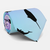 シャドーフィッシュジンベイジンベイザメのグラデーション海 ネクタイ (ロール)