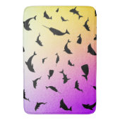 シャドーフィッシュジンベイジンベイザメのグラデーション海 バスマット (正面縦)