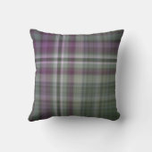 シャドーフラワーグリーンとパープルプライド クッション (裏面)