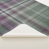 シャドーフラワーグリーンとパープルプライド シェルパブランケット (3/4)