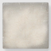 シャドーフレーム紙のテクスチャ - ベージュ ストーンコースター (正面)