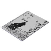 シャドーブック写真ノート猫蝶 ノートブック (左側)