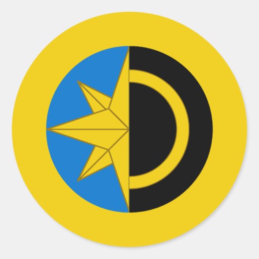 シャドーランズポピュレースバッジのシャー ラウンドシール (正面)