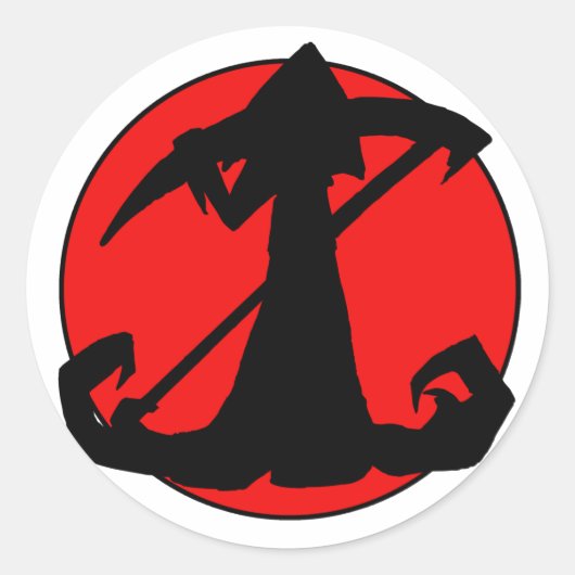 シャドーリーパーステッカー ラウンドシール (正面)