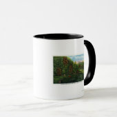 シャドー湖とインディアンの頭の風光明媚なビュー マグカップ (正面右)