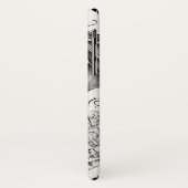 「シャドー・ドラゴン：ブラック・カバー・デザイン」 Case-Mate iPhoneケース (裏面/左)