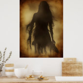 シャドーLIfe AIファンタジーデジタルアートプリントゴースト ポスター (キッチン)