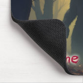 シャド不気味ウィーの森の復活祭バニー マウスパッド (コーナー)