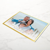 シャナトバクラシック縁ど写真金ゴールド 箔シーズンカード (回転した状態)