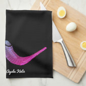 シャナトバパーソナライズされたショファーキッチンタオル キッチンタオル (四つ折り)