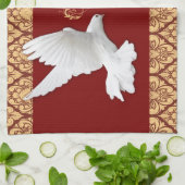 シャナトバ幸せロシュハシャナ新年の布 キッチンタオル (折り畳み)