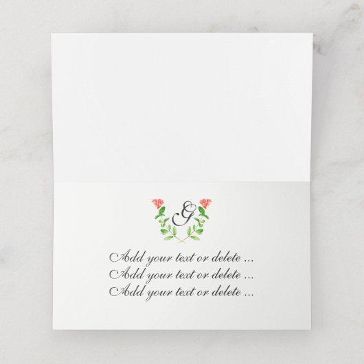 シャナトバ座席表/エンクロージャカード プレイスカード (内部開封)