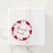 シャナトバ新年ザクロ花ギフトラベル フェイバータグ (インサイチュ)