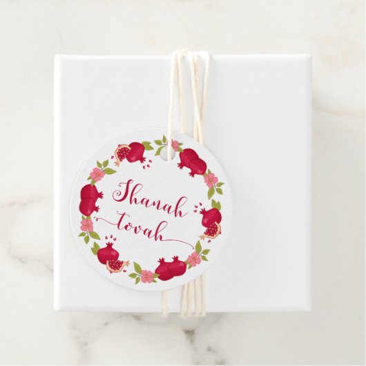 シャナトバ新年ザクロ花ギフトラベル フェイバータグ (インサイチュ)