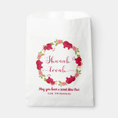 シャナトバ新年ザクロ花リース フェイバーバッグ (正面)