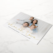 シャナトヴァゴールドフォイルホリデーカード 箔シーズンカード (回転した状態)