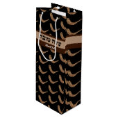 シャナトヴァショファーパーソナライズされた抱き枕 ワインギフトバッグ (正面アングル)