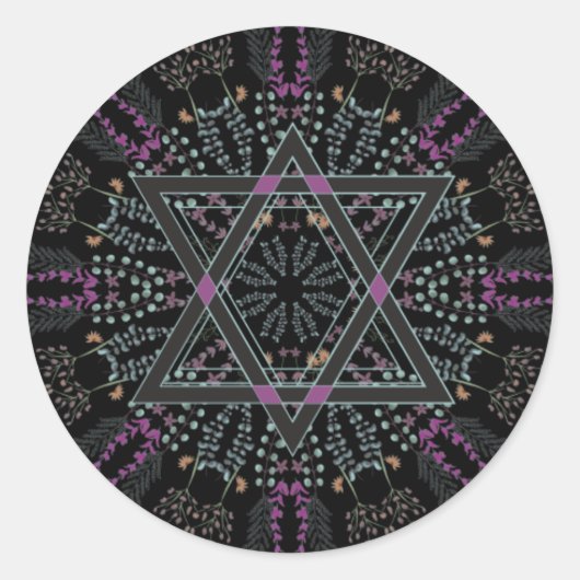 シャナトヴァユダヤ新年 ラウンドシール (正面)