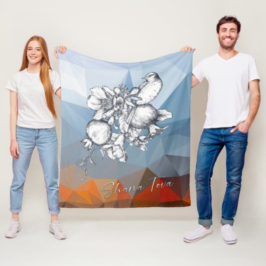 シャナトヴァロシュハサナユダヤ人の新年 フリースブランケット (インサイチュ)