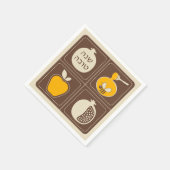 シャナトヴァロシュハシャナユダヤ正月 スタンダードカクテルナプキン (角)