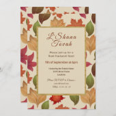 シャナトヴァ新年の祝宴紅葉 招待状 (正面/裏面)