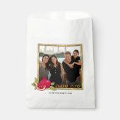 シャナトヴァ金ゴールドグリッターフレームフォトポメグラナート フェイバーバッグ (正面)