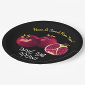 シャナパーソナライズされたトヴァポメグラネイト ペーパープレート (アングル)