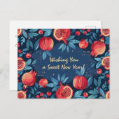 シャナ芸術品を気取ったトヴァ – ブルー&イエロー ポストカード (正面/裏面)