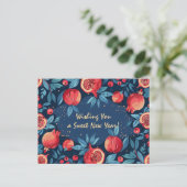 シャナ芸術品を気取ったトヴァ – ブルー&イエロー ポストカード (スタンド正面)