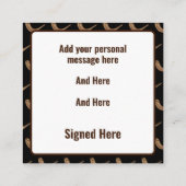 シャナ・トバ・ショーファー 個人用 エンクロージャーカード (裏面)