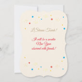 シャナ・トバ！ロシュ・ハシャナ ユダヤ教の新年 招待状 (裏面)