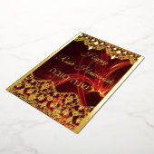 シャナ・トバ・ロシュ・ハシャナ・レース・エフェクト・リアルゴールド 箔シーズンカード (回転した状態)