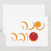 シャナ・トバ - ローシュ・ハシャナー・ヘブライ語の挨拶 シーズンカード (正面/裏面)