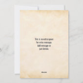 シャナ・トバ(Shana Tova)、ロシュ・ハシャナ、ユダヤの新年 シーズンカード (裏面)